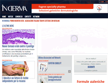 Tablet Screenshot of inderma.it